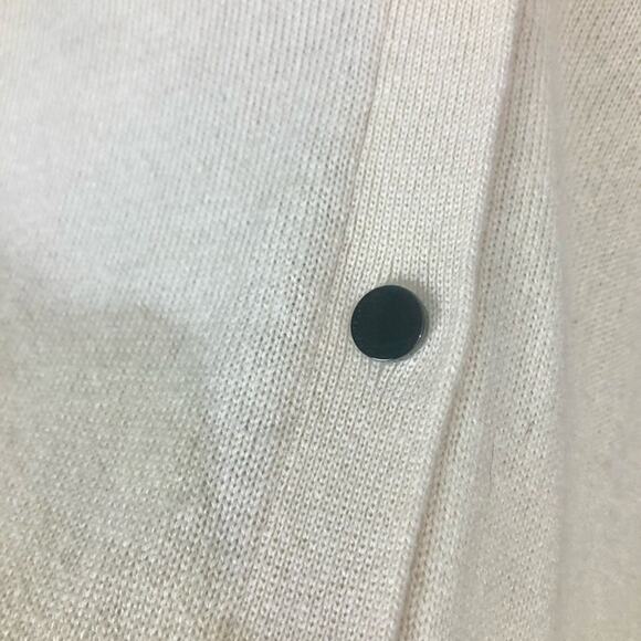 Robert Rodriguez Vented Back Draped Cream Cardigan Silk Cashmere Size Small - Picture 7 of 8